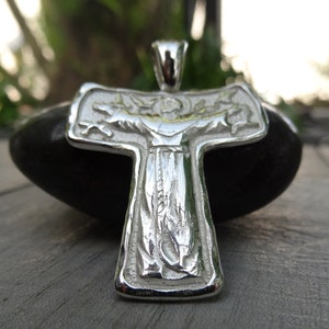 Franciscan Tau Cross. Sterling silver.