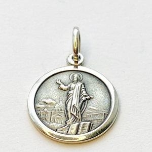 Saint Peter. Sterling Silver Charm.