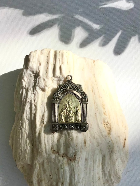 Mid Century Pendant. Feast of The Rosary. - image 1