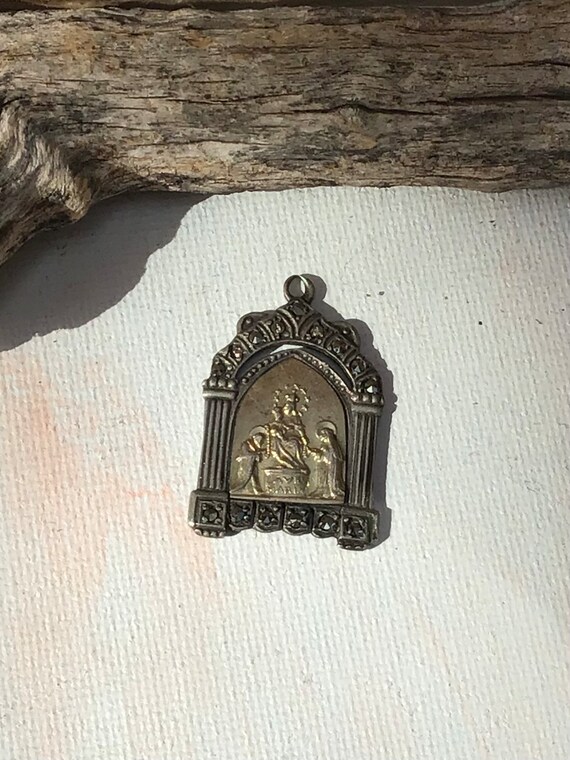 Mid Century Pendant. Feast of The Rosary. - image 5