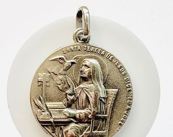 Saint Therese of Ávila. Sterling Silver