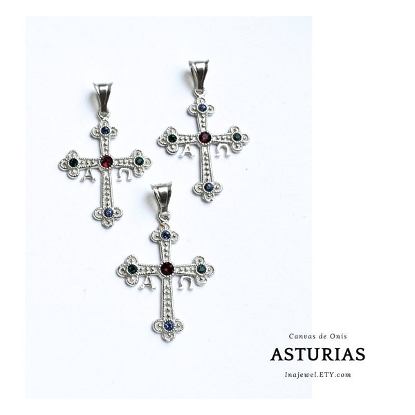 The Victory Cross. Asturias. Silver and Crystals.