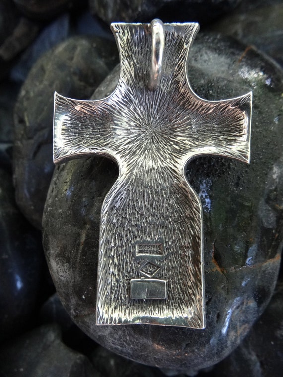 Large Celtic cross. Sterling Silver. Vintage. - image 5