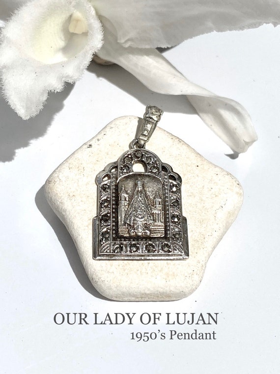 Our Lady of the Valley. 1960’s Pendant - 900 Silve