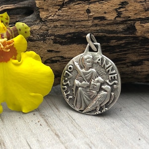 Saint John the Evangelist. Solid Silver.