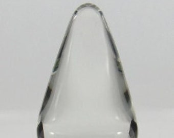 Large Glass Slender-Neck Tapered Butt Plug Sex Toy