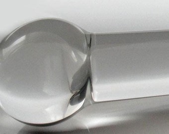Large Glass Smooth Massage Wand
