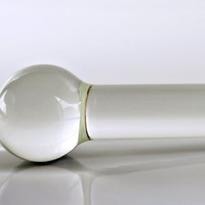 Small Glass Smooth Massage Wand