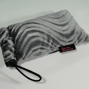 MEDIUM Padded Storage Bag Pouch for Glass SILVER