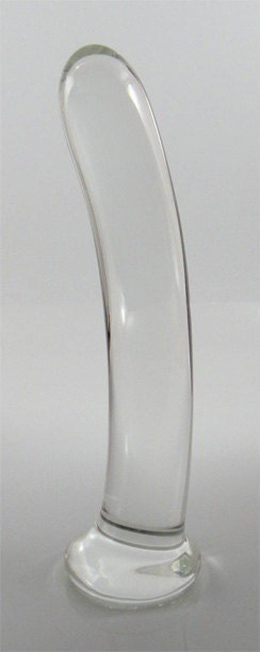 Medium Glass Smooth Headless Dildo Sex image