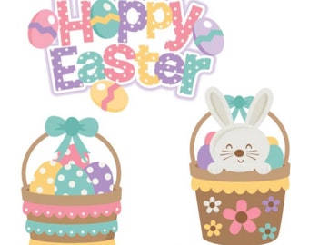 Easter die cuts, Die cuts, scrapbook die cuts, scrapbooking die cuts, planner die cuts, planner accessories, Easter, Scrapbook supplies