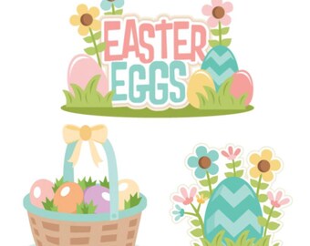 Easter die cuts, Die cuts, scrapbook die cuts, scrapbooking die cuts, planner die cuts, planner accessories, Easter, Scrapbook supplies