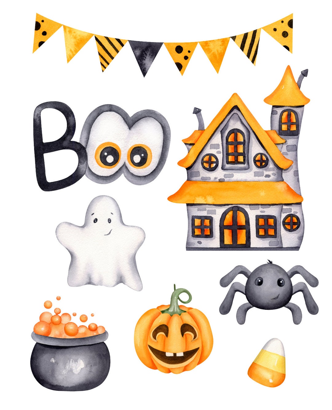 Halloween Title Halloween Die Cut Halloween Party Die Cuts Etsy