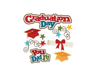Scrapbook, Scrapbooking, Graduation die cuts, Die cuts, Graduation, Graduation Scrapbook, Scrapbook embellishment, graduation card making