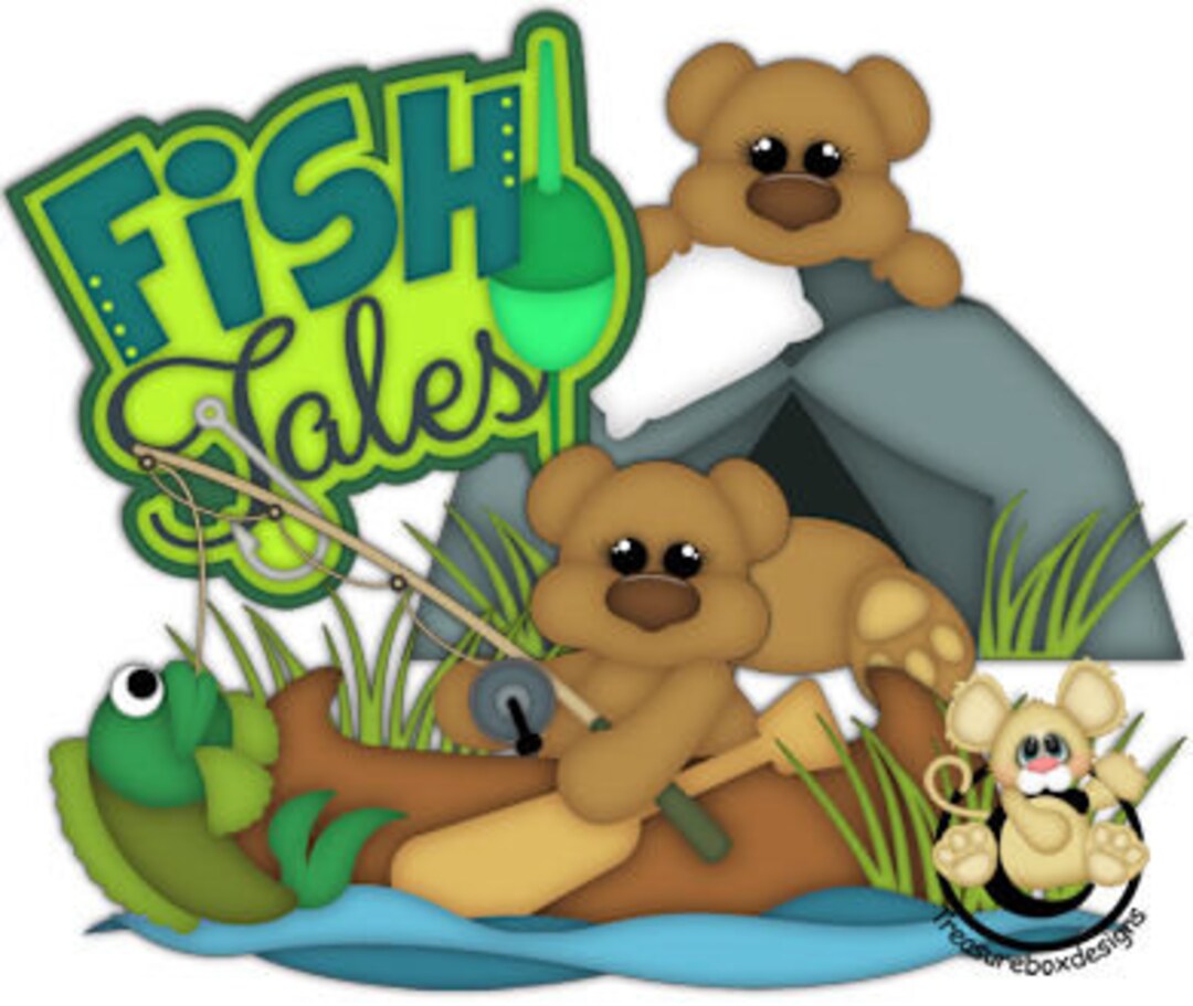 Scrapbook Die Cuts, Scrapbooking Die Cuts, Fishing Die Cuts, Die Cuts