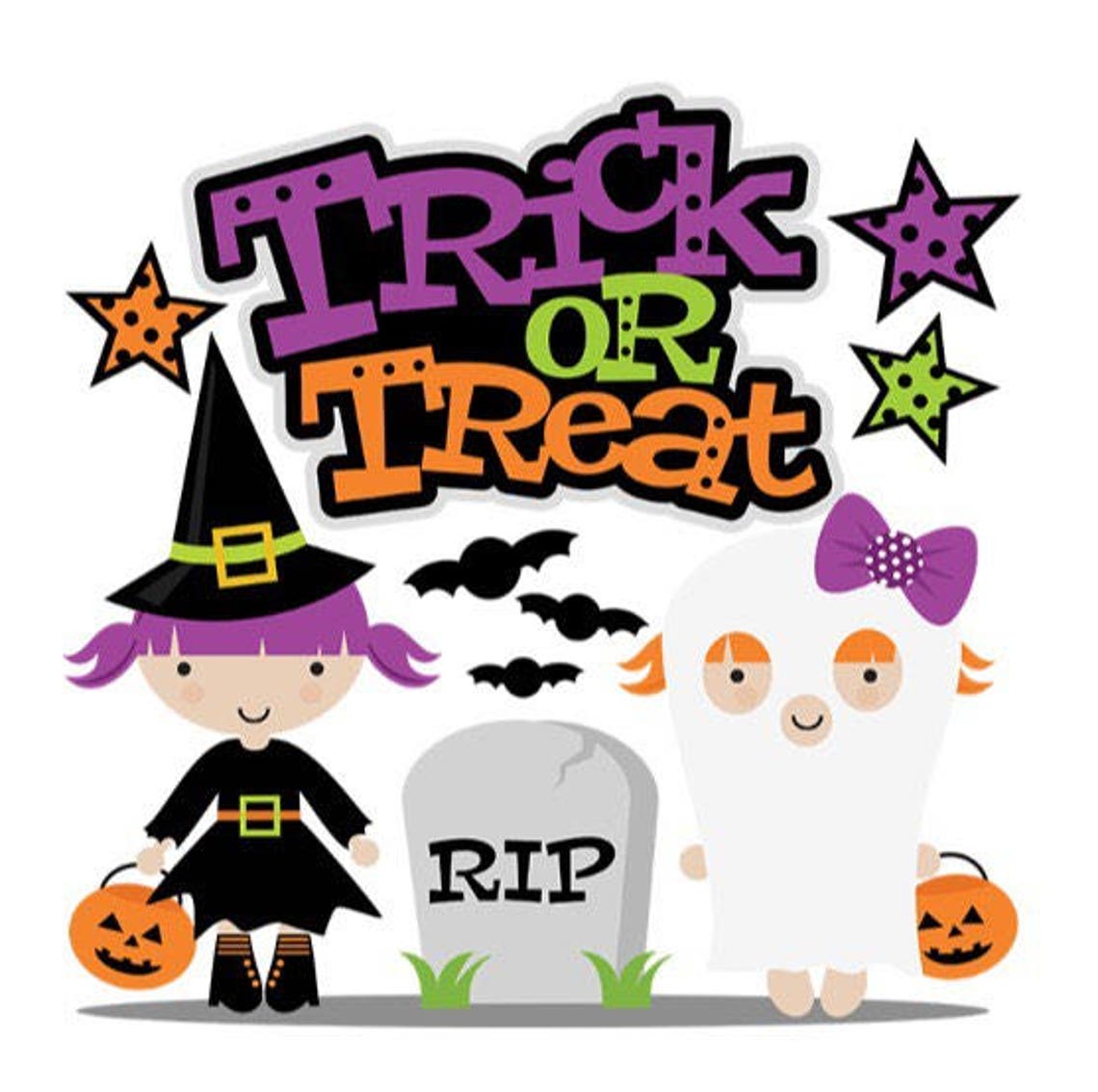 Halloween Title, Halloween Die Cut, Halloween Party Die Cuts, Halloween