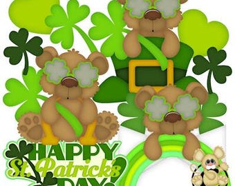 St. Patrick's Day die cuts, Scrapbook supplies Embellishment, Card Making, accessories, card making papercrafts, junk journaling