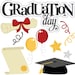 Scrapbook die cuts, Graduation scrapbook die cuts, Die cuts, High school Graduation, Scrapbook embellishment, graduation card making