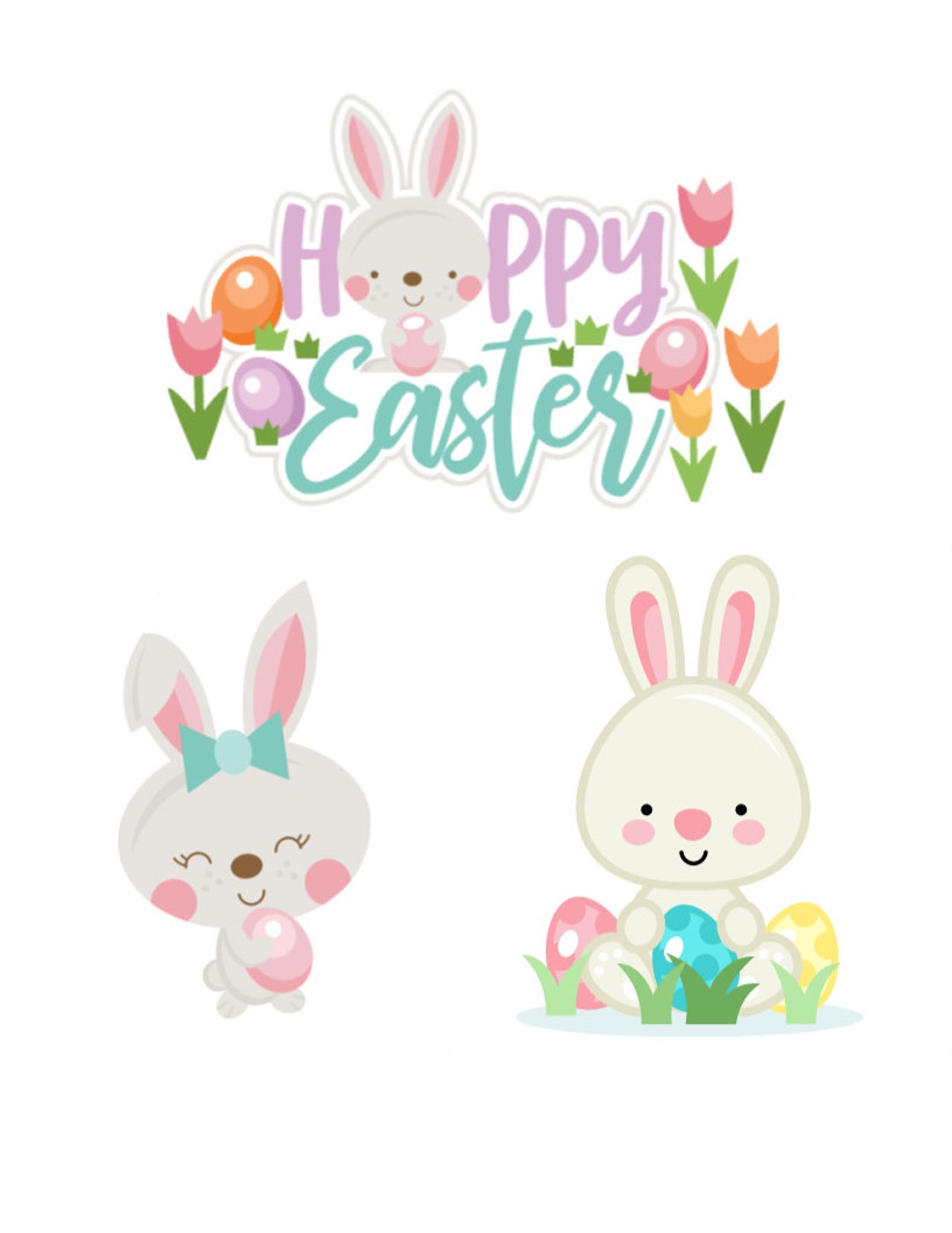 Easter Die Cuts Die Cuts Scrapbook Die Cuts Scrapbooking Etsy