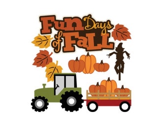 Fall die Cuts, Autumn Die cuts, Fall scrapbook, Autumn Scrapbook, Fall title, Autumn title, Die cuts, Scrapbook, Card
