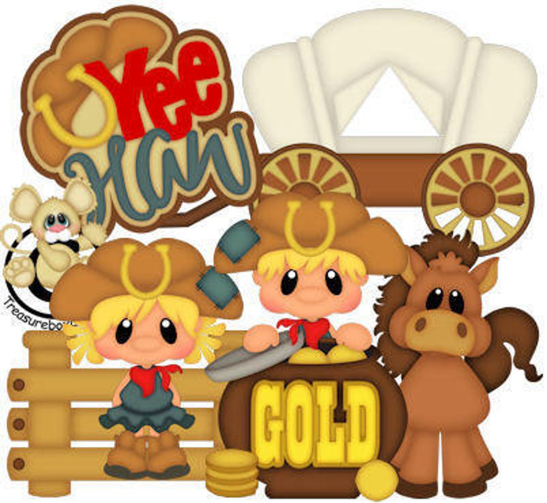Cowboy Die Cuts, Scrapbook Die Cuts, Scrapbooking, Cowgirl Die Cuts ...