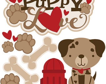 Scrapbook embellishment, Scrapbooking die cuts, puppy die cuts,new puppy, dog scrapbook die cuts, Scrapbook supplies, card making