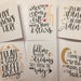 Card, Inspirational cards, Card set, Inspirational card set, encouragement cards, inspirational note, stationary, blank cards