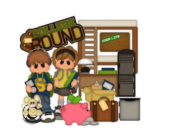 School die cuts, college die cuts, school scrapbook, scrapbooking die cuts, scrapbook die cuts, college scrapbook, scrapbook embellishments