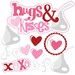 Scrapbooking, Card making, Valentine Scrapbook die cut, Valentine die cut, Valentine Embellishment, Scrapbook die cuts, Scrapbook supplies