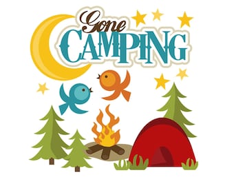 Scrapbook, Scrapbooking, Children die cuts, Die cuts, Scrapbook embellishments, Camping, scrapbook die cuts, Scrapbook supplies