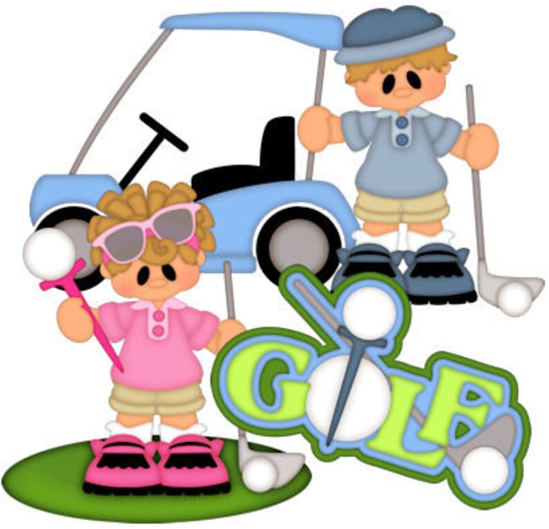 Golf Die Cuts, Scrapbook Die Cuts, Scrapbooking Die Cuts, Golf