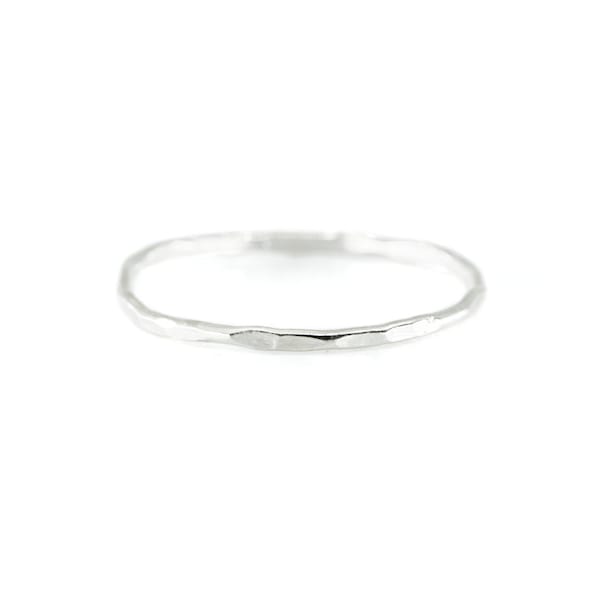 Thin Silver Ring - Etsy