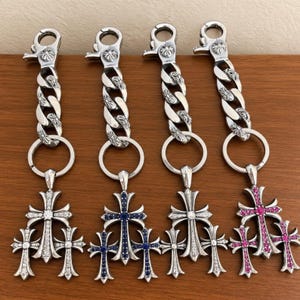 Chrome Hearts Keychain Silver Sterling - Etsy