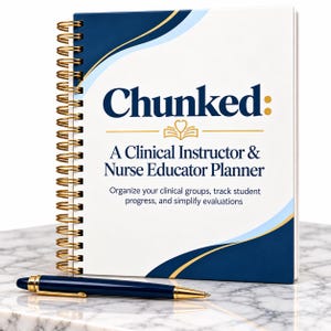 Nurse Educator Planner Printable, Student Evaluation Tracker, Preceptor Competency Tracker, Instant Digital Download