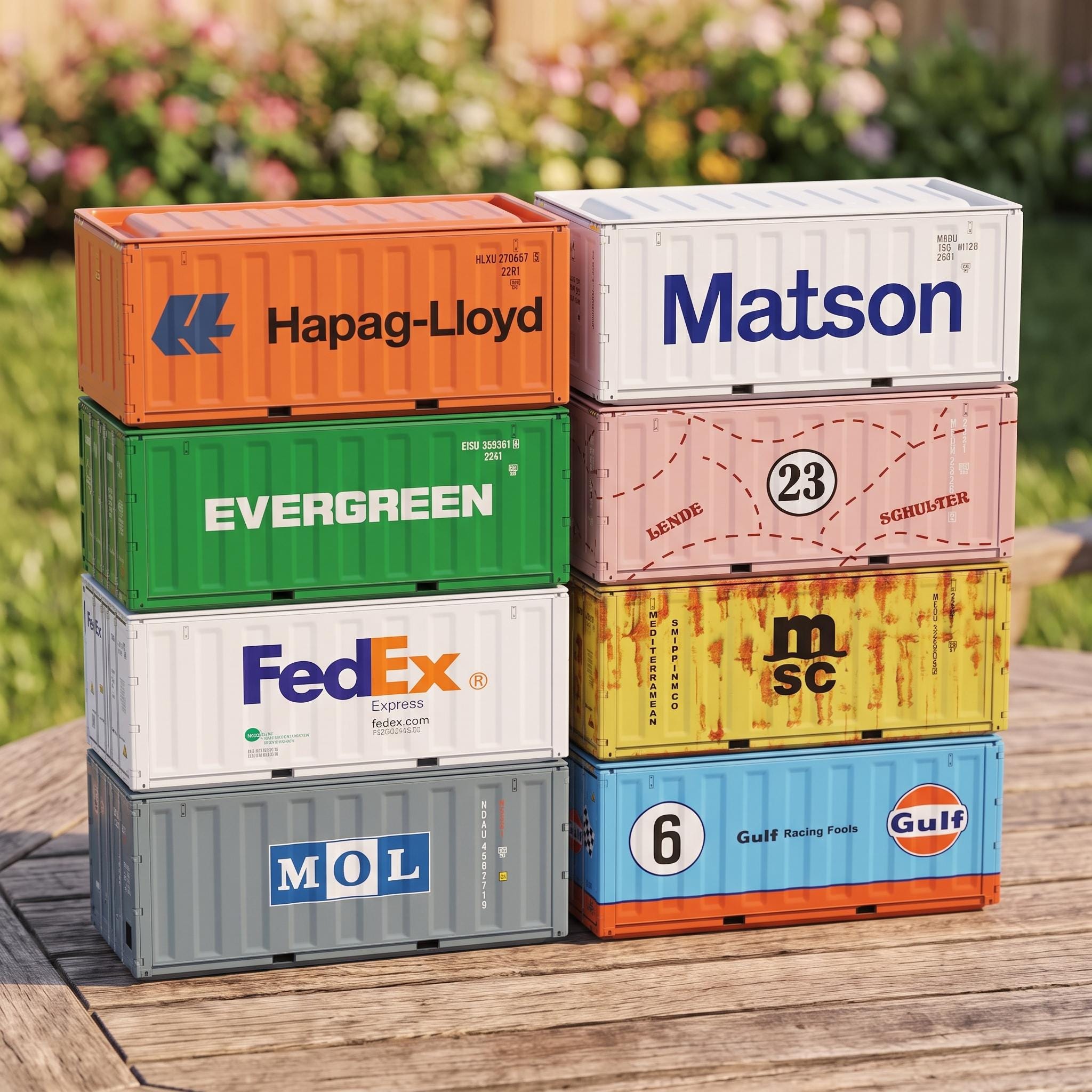 Mini Shipping Container - Etsy