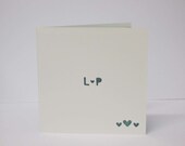 Simply stunning wedding invite / wedding card / Valentine's / love / personalised papercut card