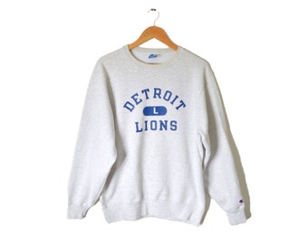 detroit lions sweatshirt xxl