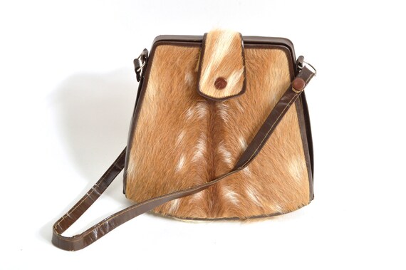 deer hide purse