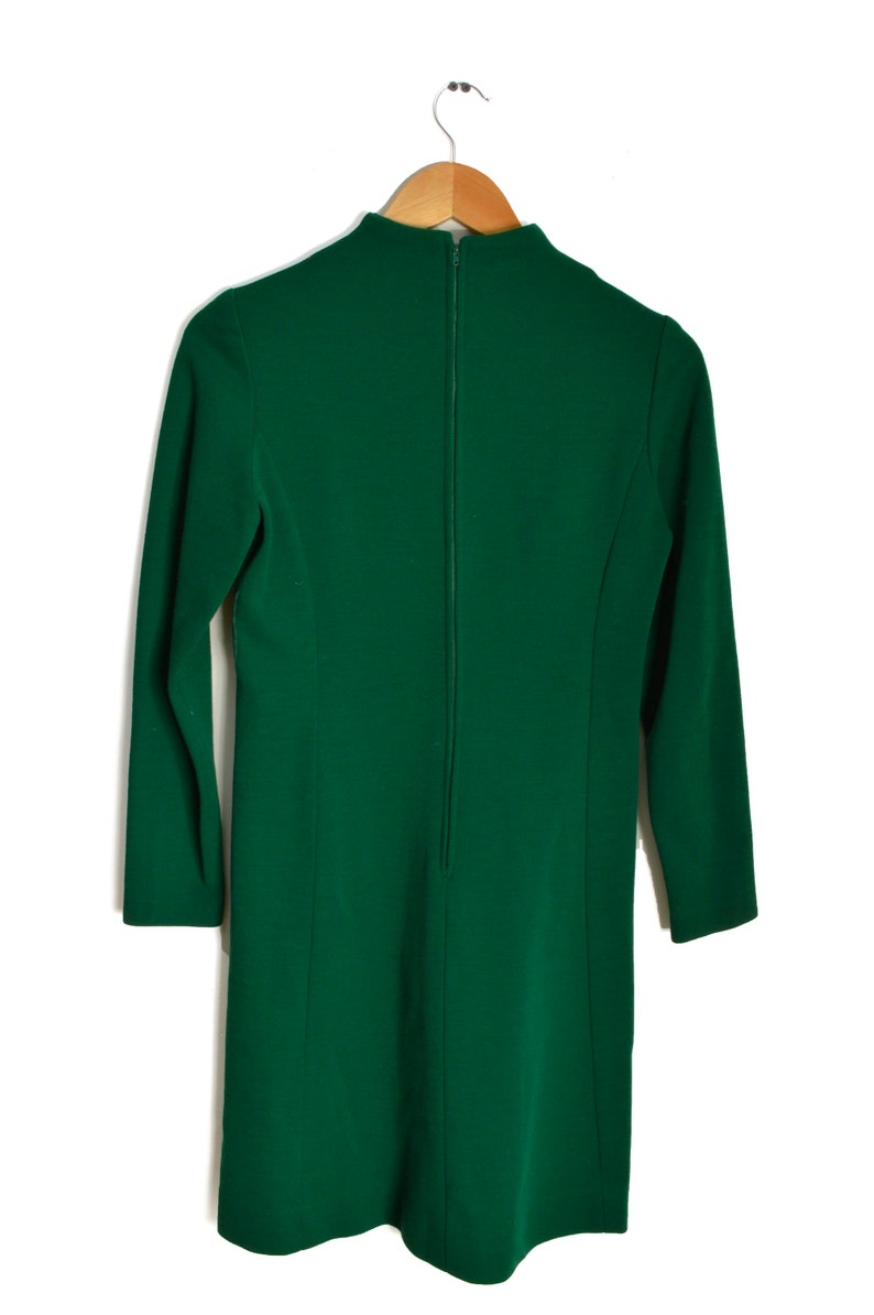 60s Emerald Dress and Cape Women/'s 9 Mod Fashion New York Debbi Dobson