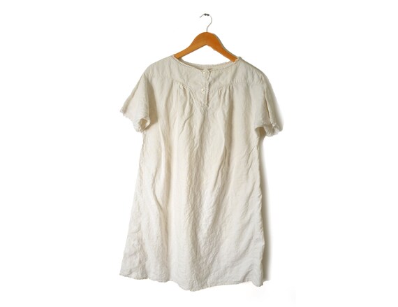 1820s Georgian Victorian Nightgown Chemise Sewn Ni