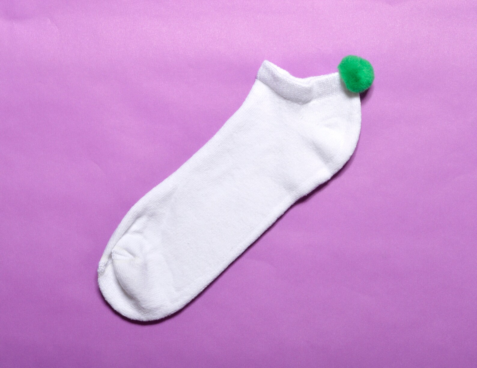 One Pair Pom Pom Socks Women's Handmade Size 410 and 812 Etsy