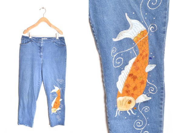 fish cut jeans