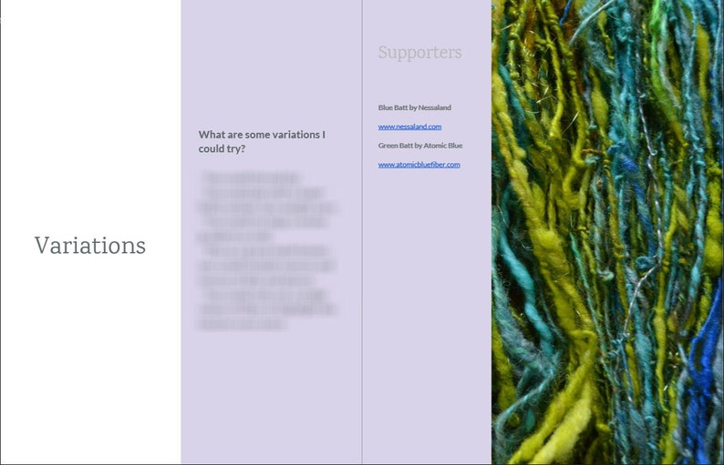 Spinning Batt Tutorial Texture Gradient Handspun Yarn Tutorial
