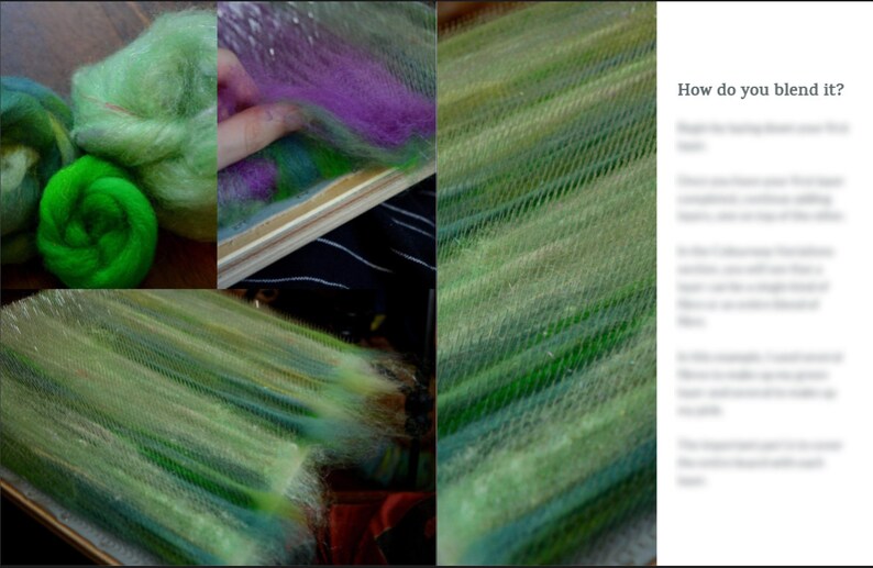 Blending Board Tutorial How To Blend Layered Rolags Textured Art Rolag or Smooth Traditional Rolags Spinning Fiber Tutorial