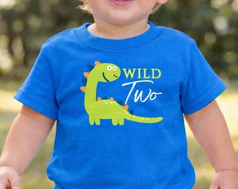 Wild One Birthday Shirt | Dinosaur Birthday | Personalized Dino T-shirt