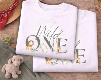 Boy's Birthday Shirt | Jungle toddler tee | Kids Party Tee | Customized T-shirt | Safari kid outfit