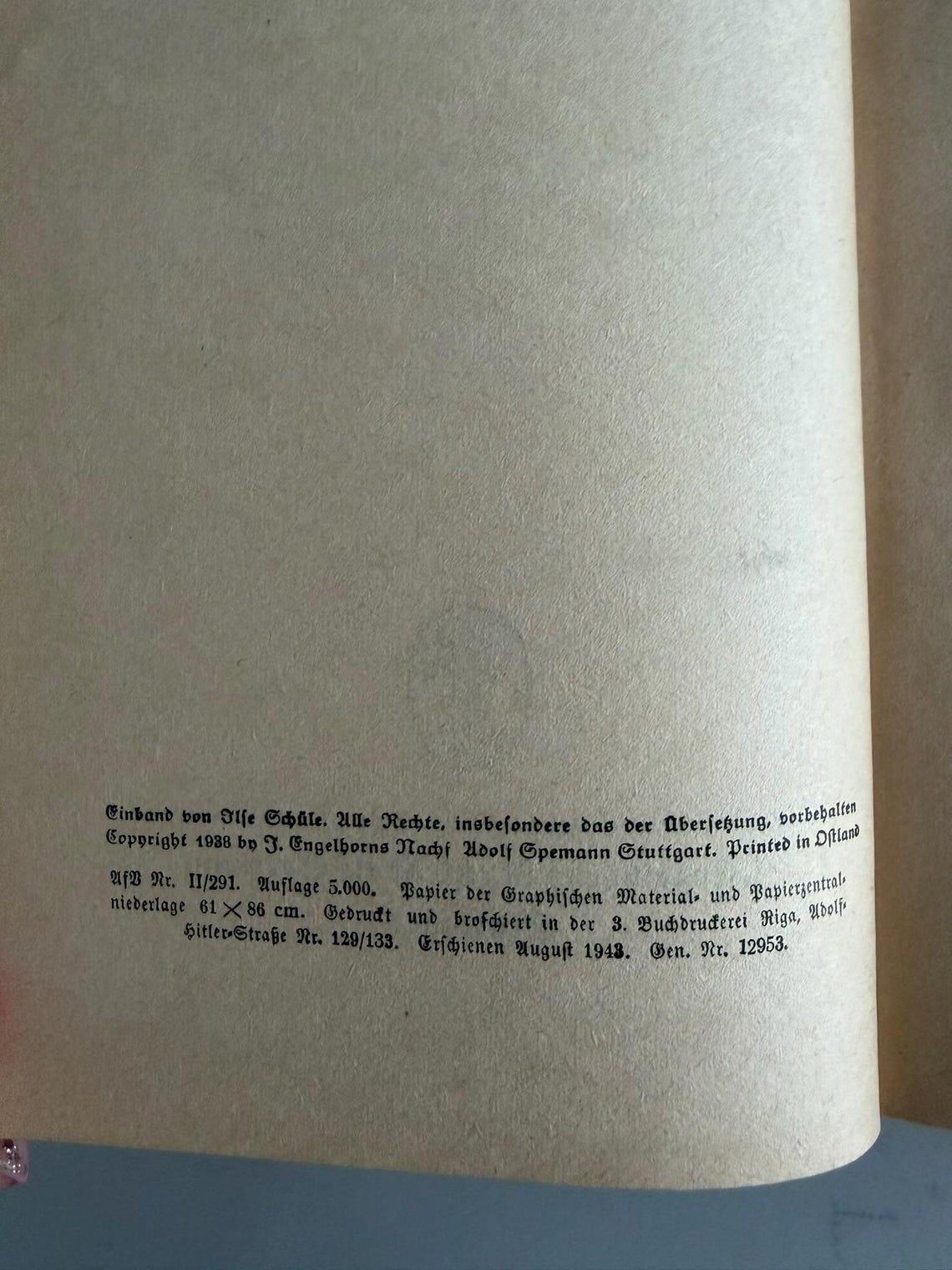 1943 Der Herr Kortüm Kurt Kluge German Novel Ostland Special Edition Vintage Book, photo 3 sur 5