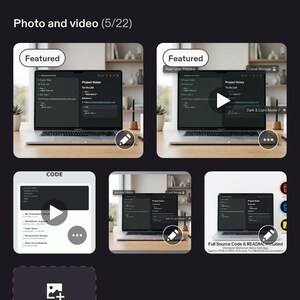 Minimalist Markdown Notes Web App – HTML CSS JS Code (Digital Download)
