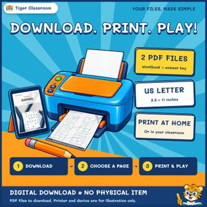 Alphabet Sudoku 6x6: 1,200 Printable Puzzles with Answers image 8