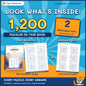 Diagonal Sudoku 6x6: 1,200 Printable Puzzles with Answers Bild 2